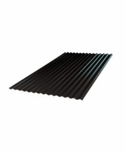 CHAPA NEGRA ACANALADA SINUSOIDAL CALIBRE 25