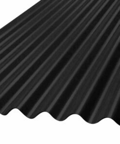 Alternative view of CHAPA NEGRA ACANALADA SINUSOIDAL CALIBRE 25